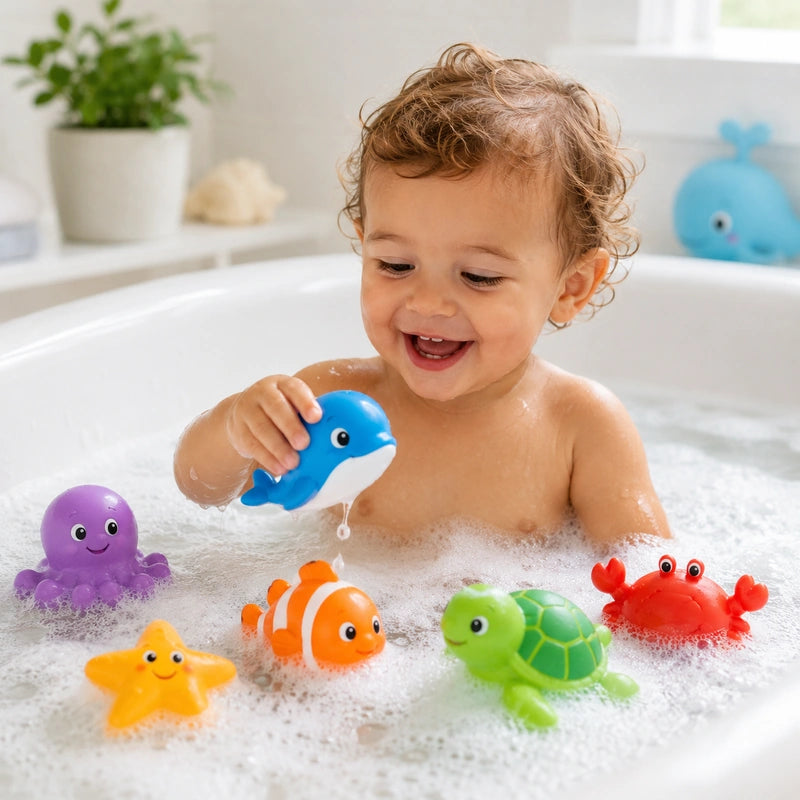 playblim Ocean Friends Bath Set