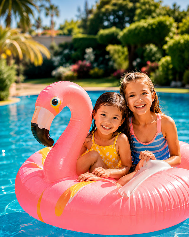 Pool party with playblim toys